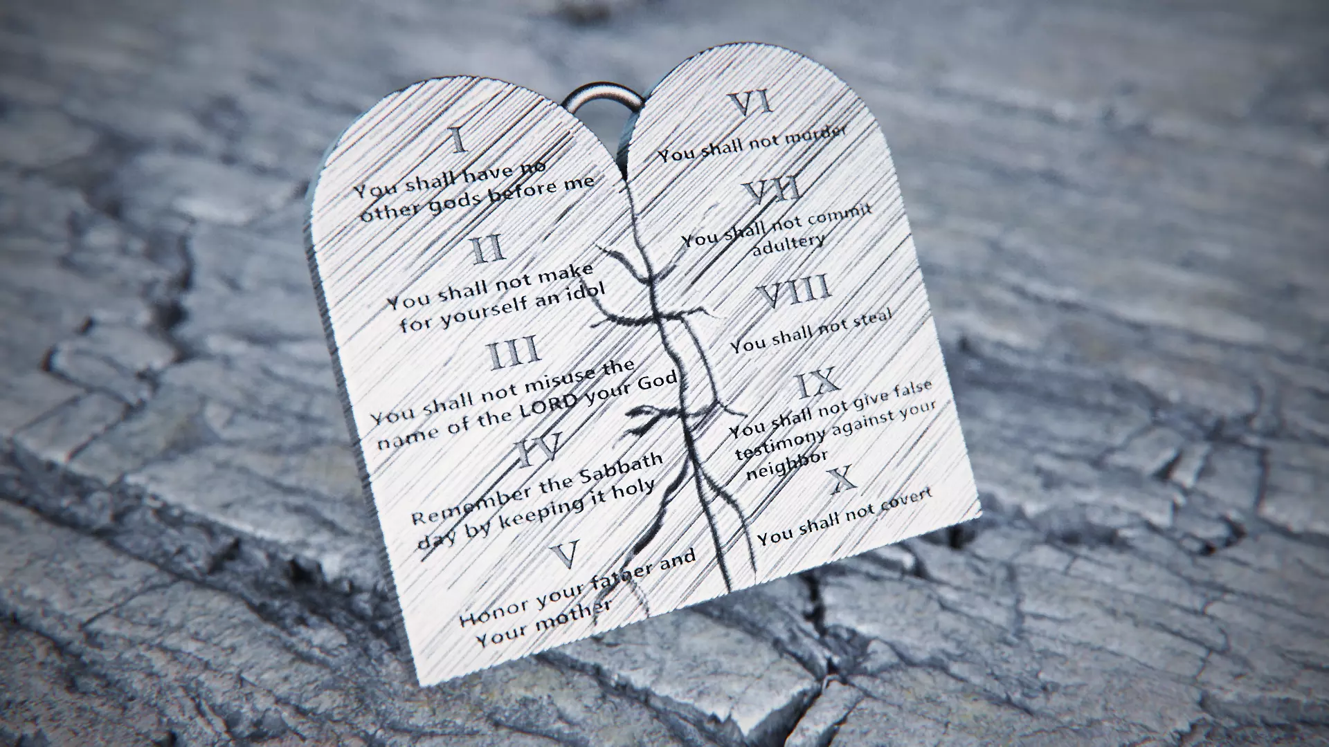 10 Commandments 3D print model