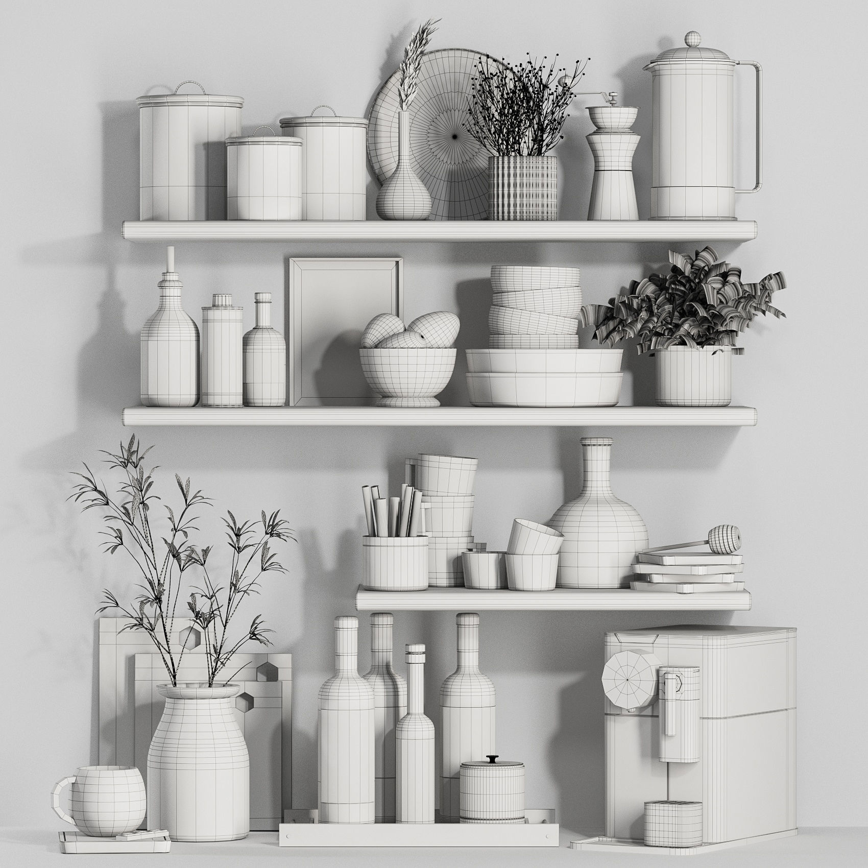 kitchen accessories036 3D model_4