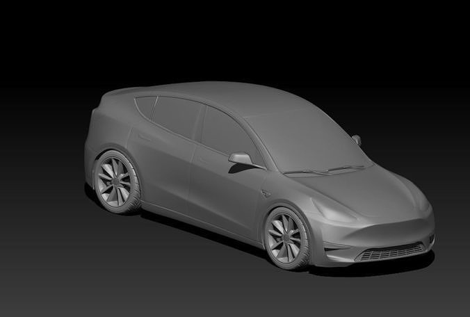 TESLA MODEL Y 3D STL PRINTABLE FILE 3D print model