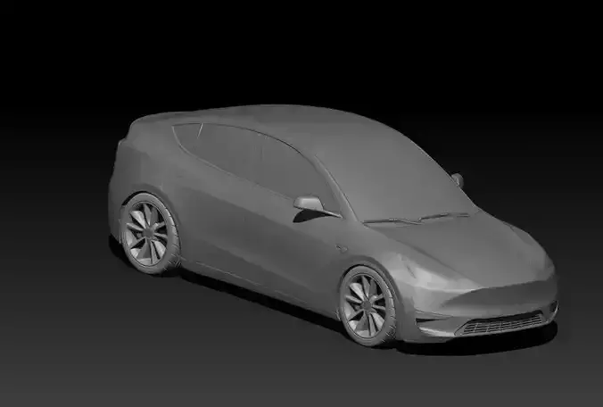 TESLA MODEL Y 3D STL PRINTABLE FILE 3D print model