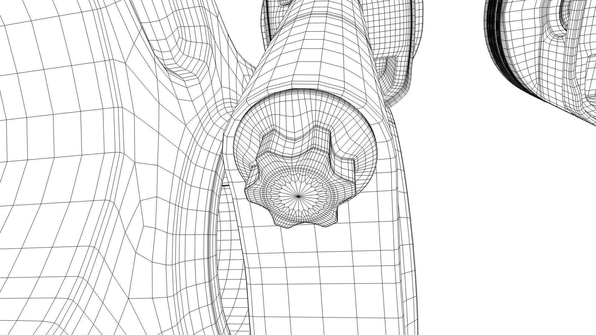 V8 Engine Working Animated 3D model_52