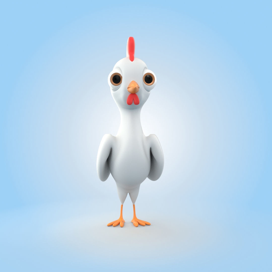 Chicken 3D model_3