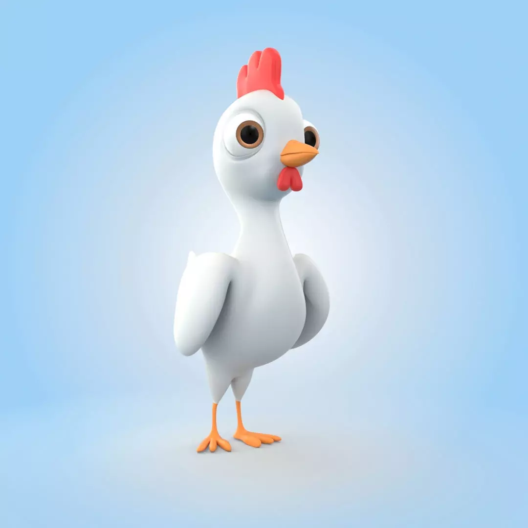 Chicken 3D model_0