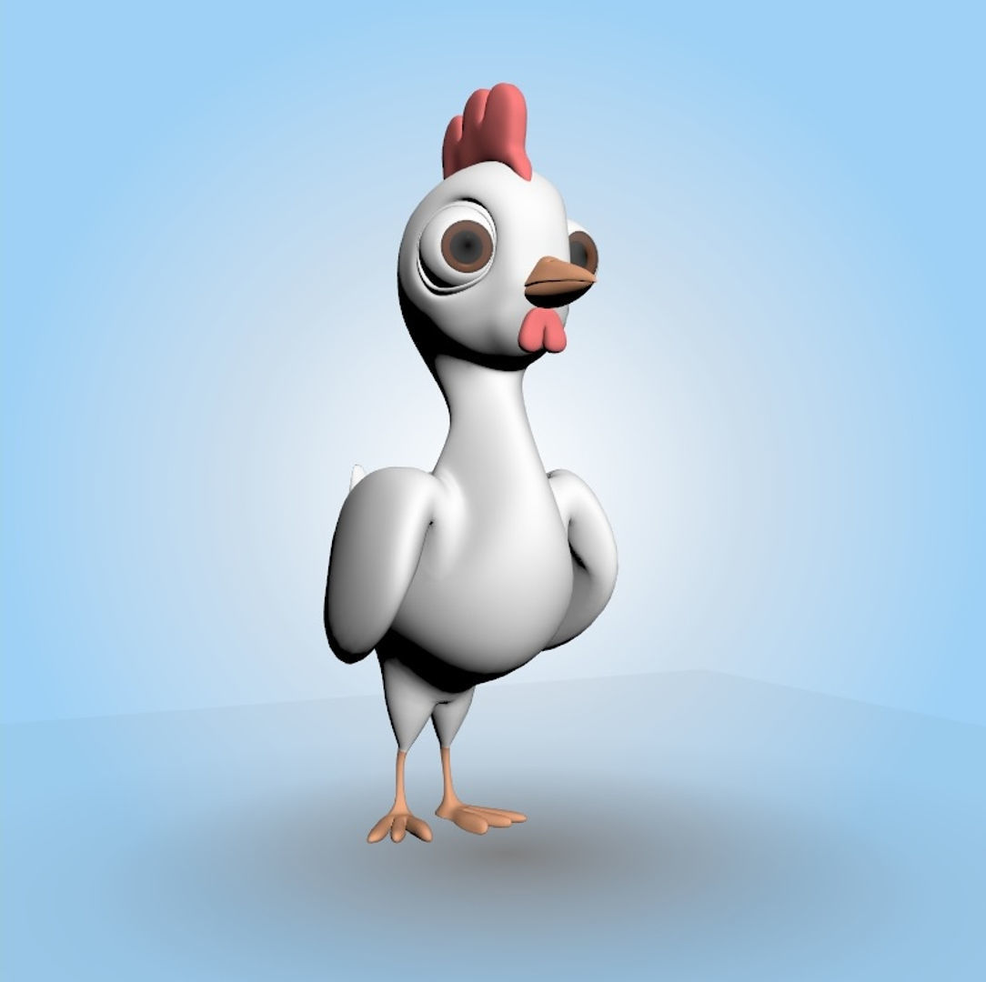 Chicken 3D model_4