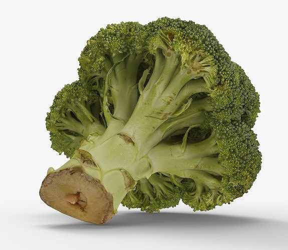 Vegetables set 1 Low-poly 3D model 5