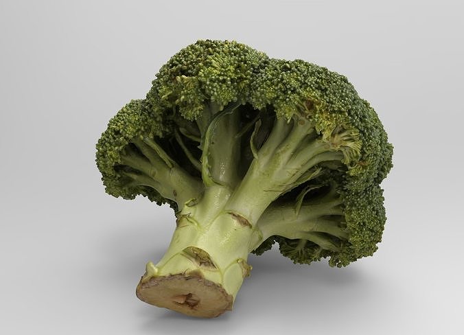 Vegetables set 1 Low-poly 3D model 7