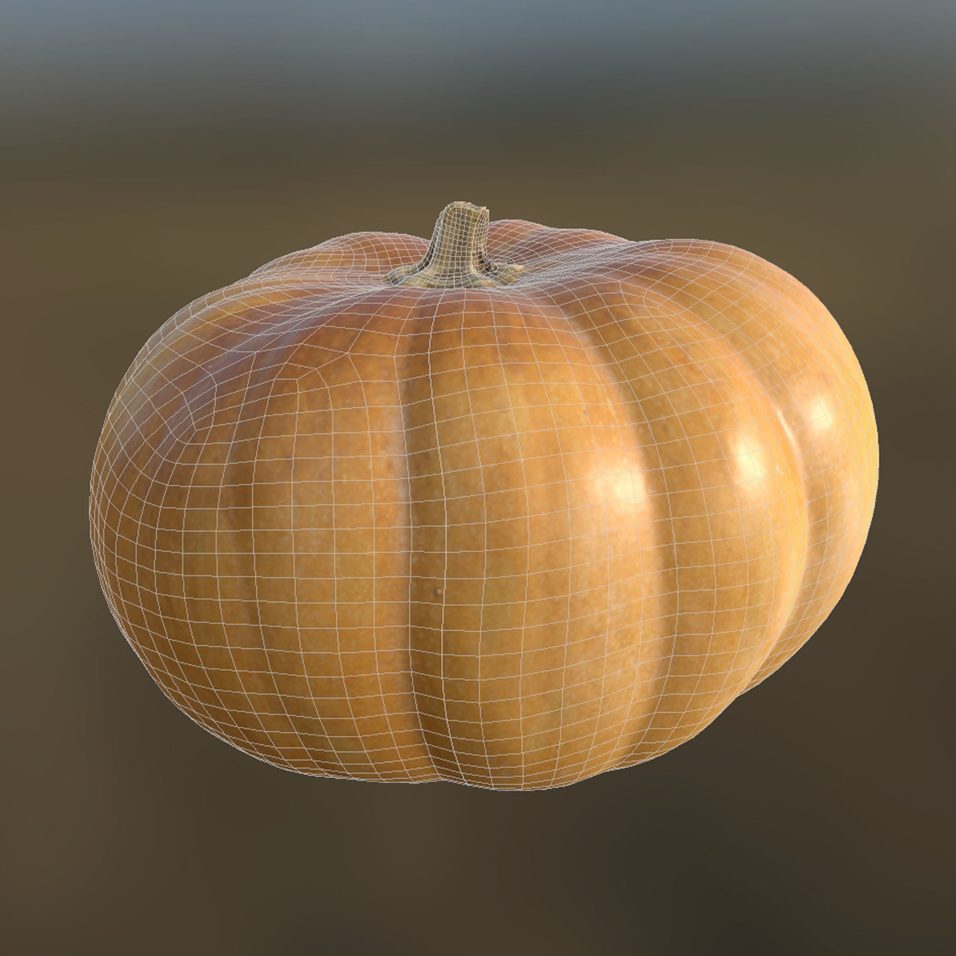 Vegetables set 1 Low-poly 3D model_32