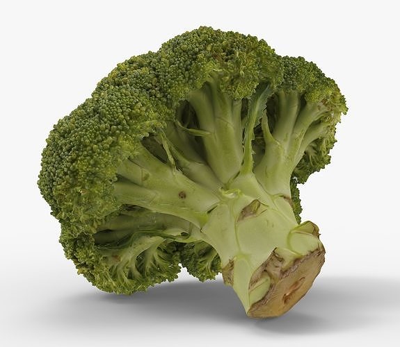 Vegetables set 1 Low-poly 3D model 6