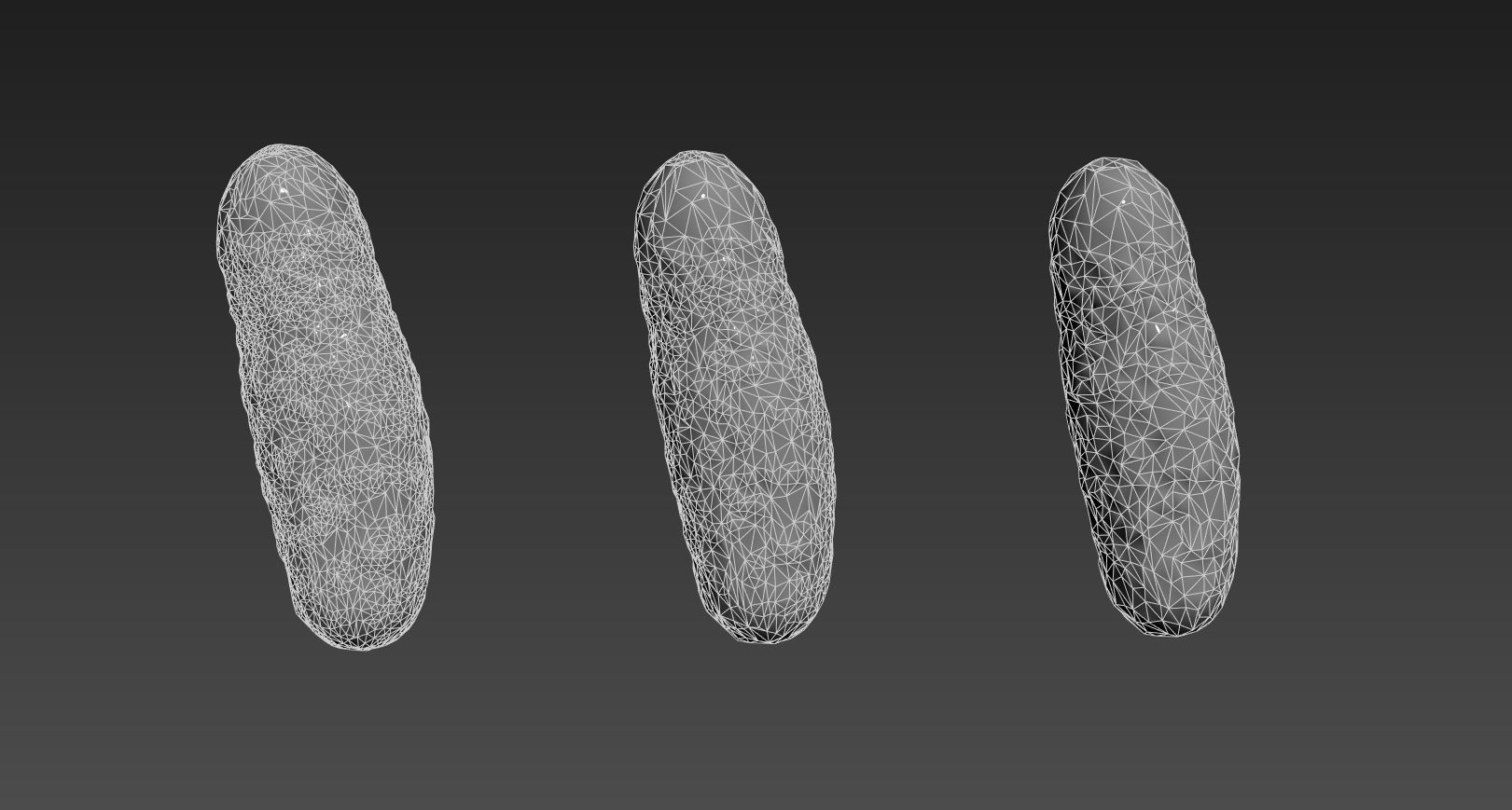 Vegetables set 1 Low-poly 3D model_21