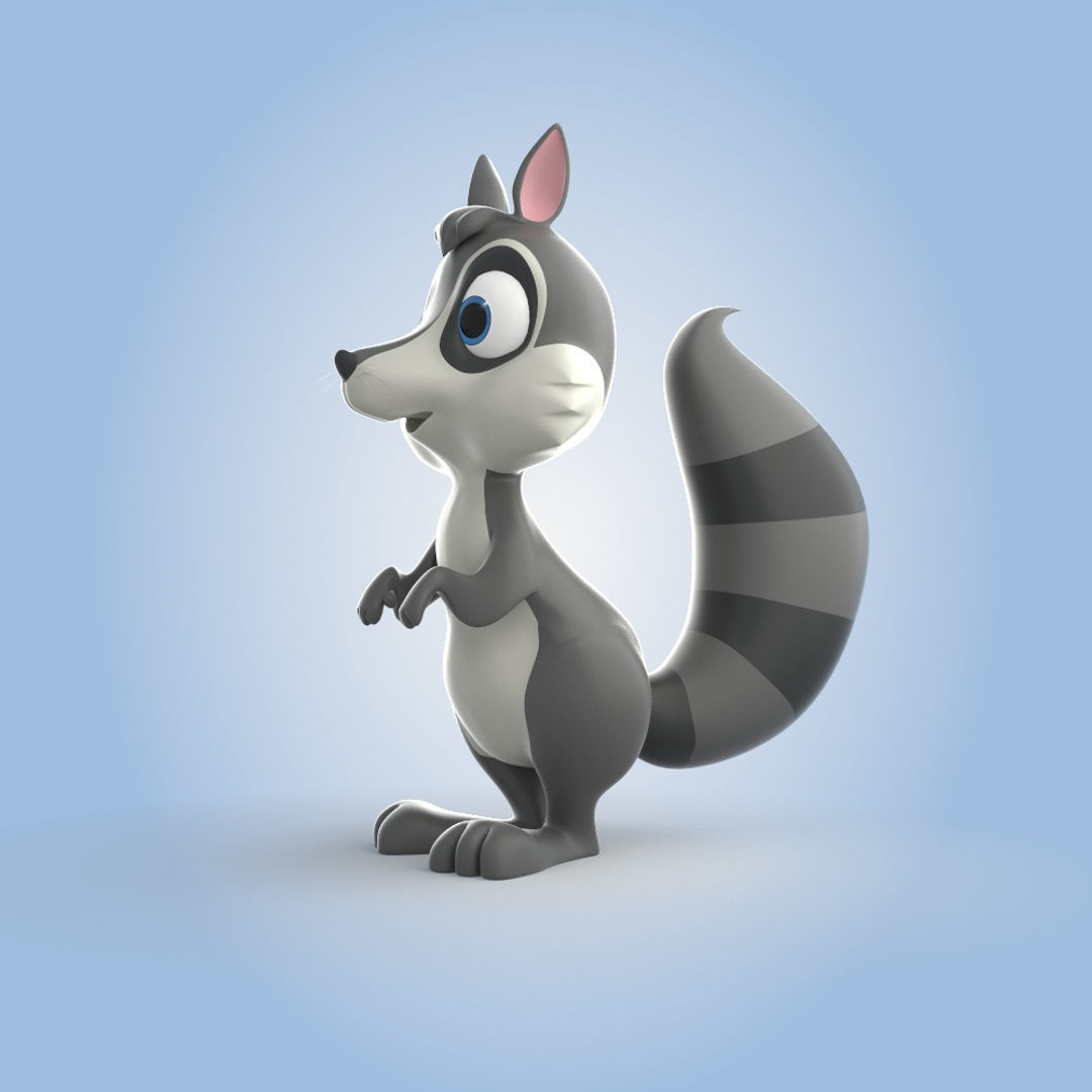 Racoon 3D model_3
