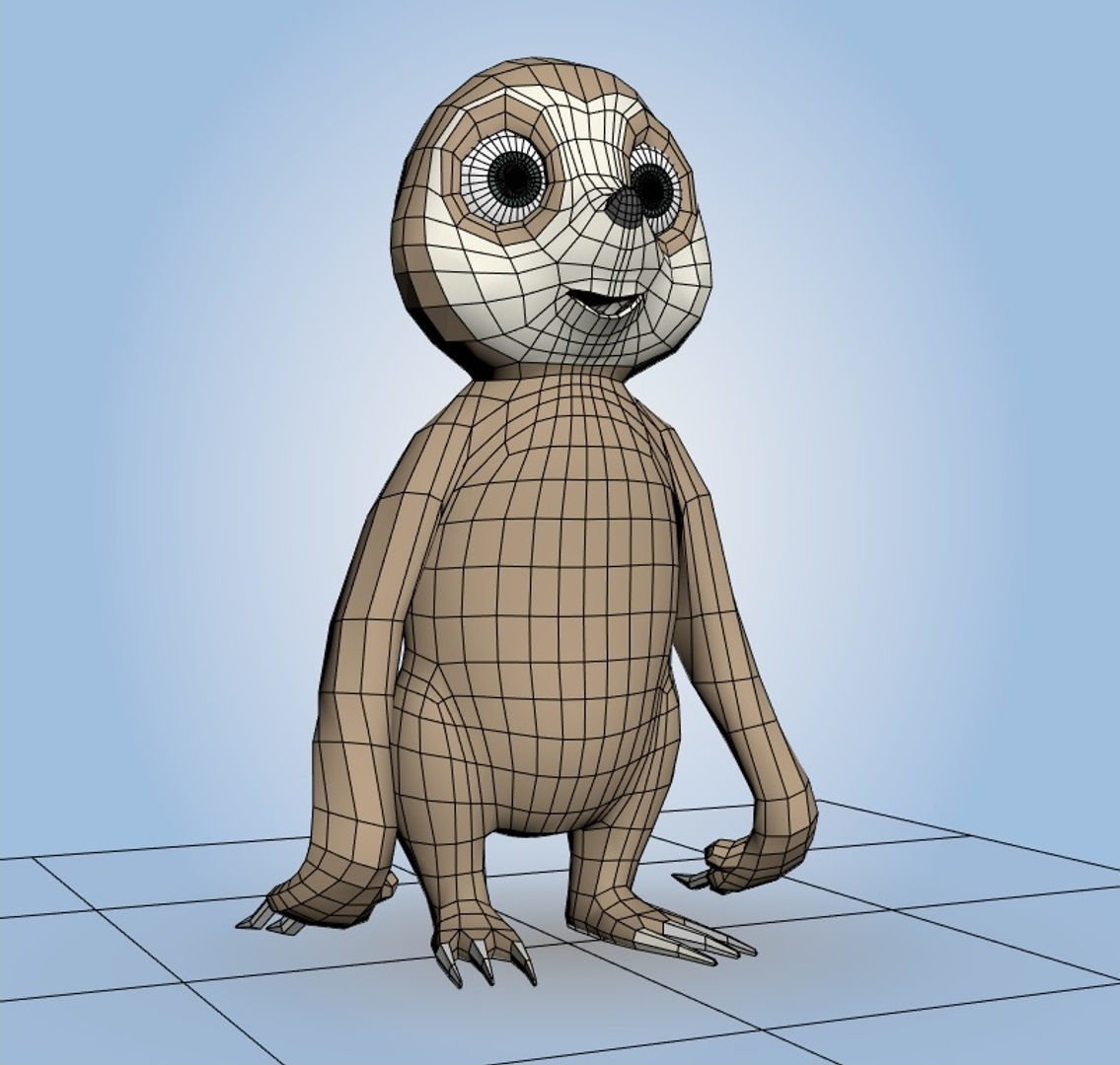 Sloth 3D model_5