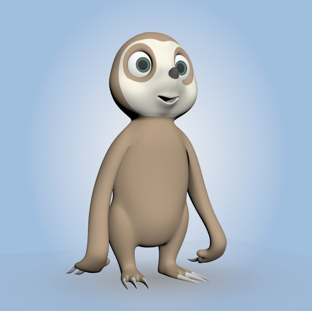 Sloth 3D model_4