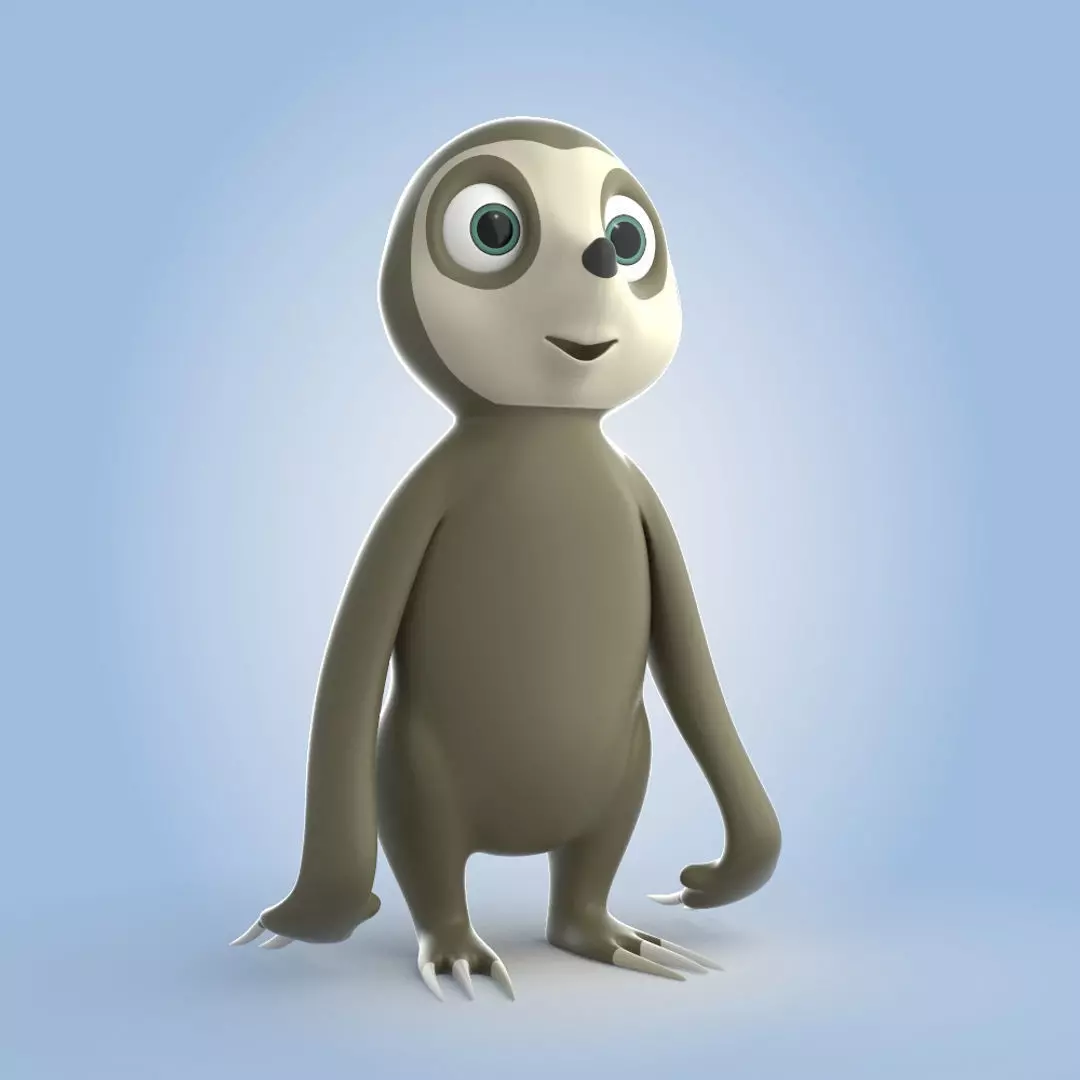 Sloth 3D model_0