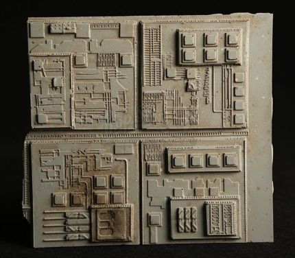 Death Star II Tile Type Q 3D print model_8