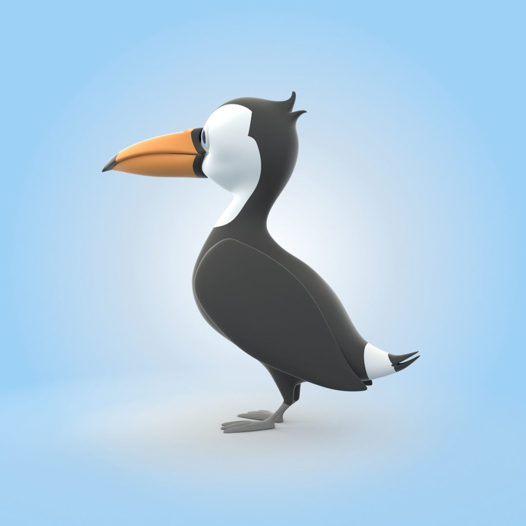 Toucan 3D model_2