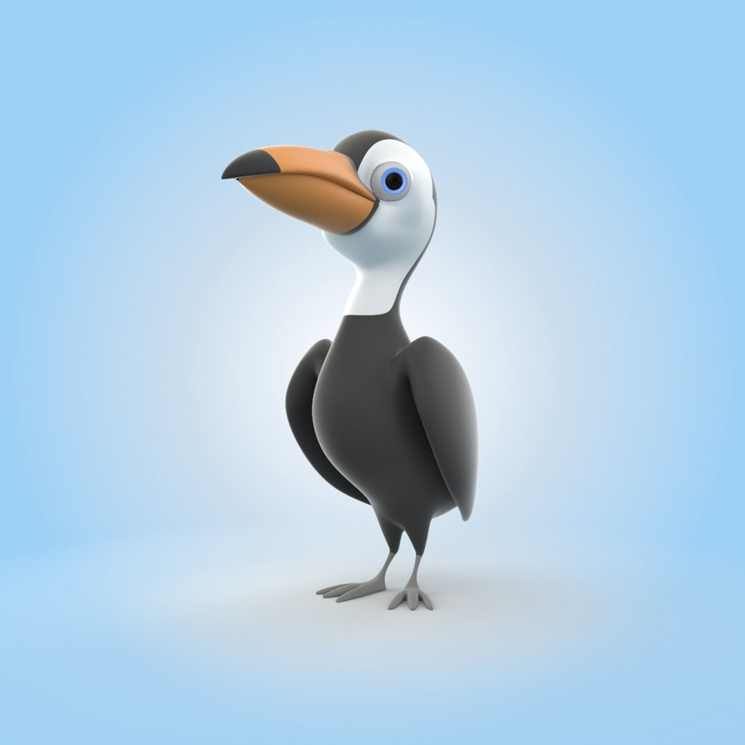 Toucan 3D model_3
