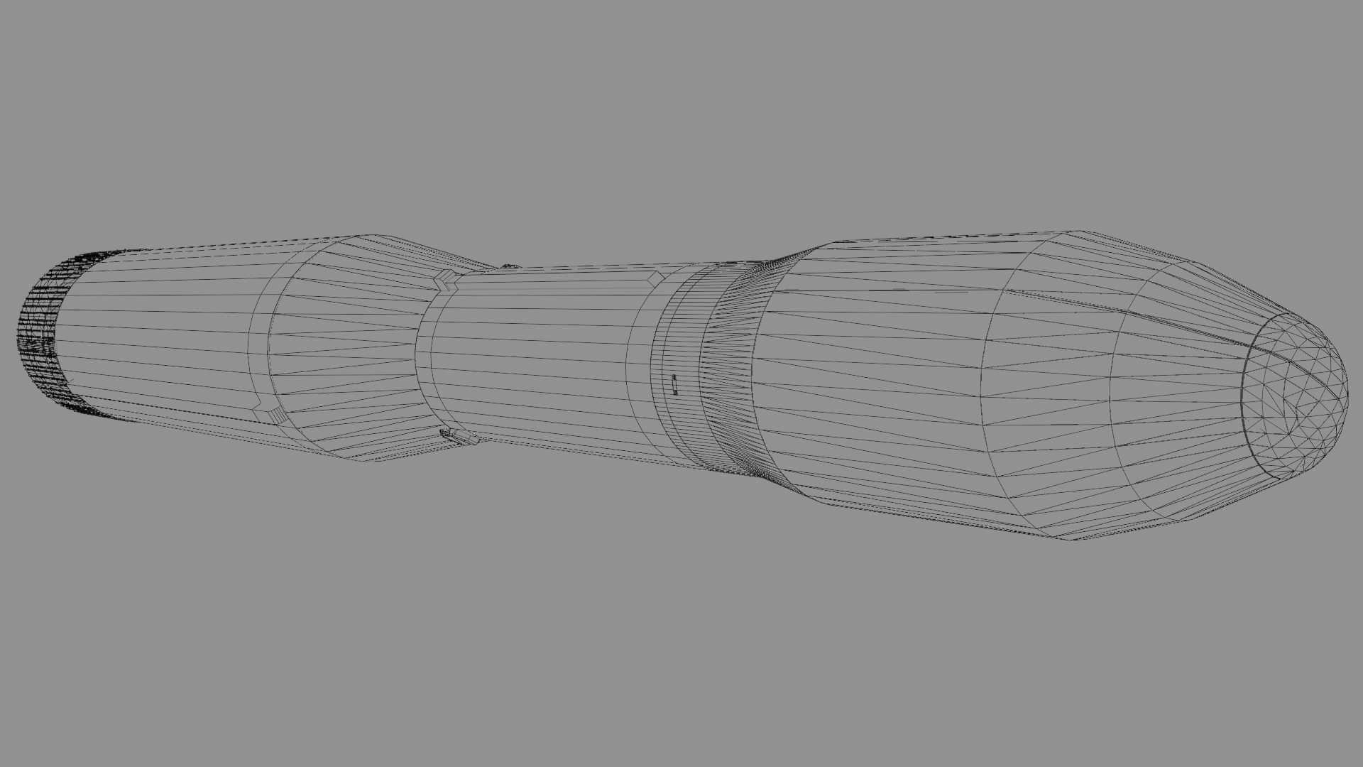 Long March 6 - blender - fbx 3D model_6