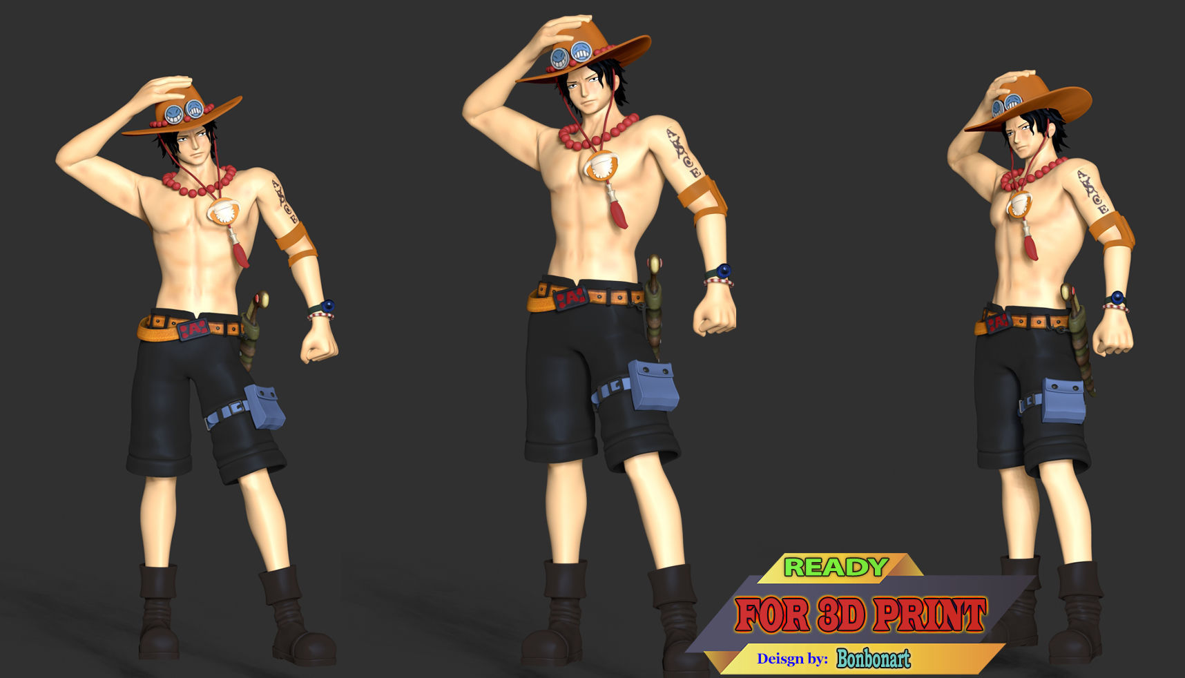 Ace - One Piece 3D print model_4