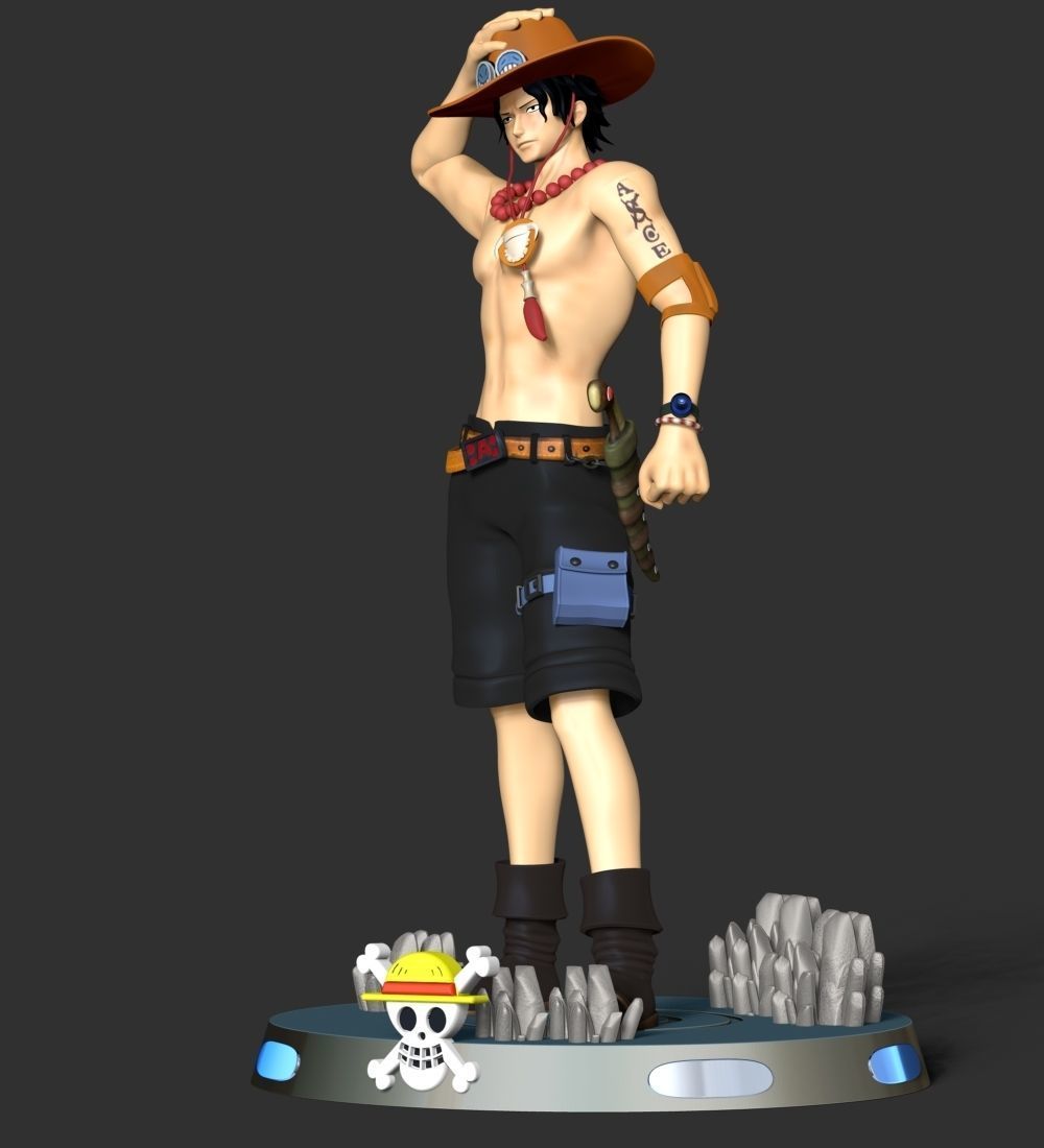 Ace - One Piece 3D print model_9