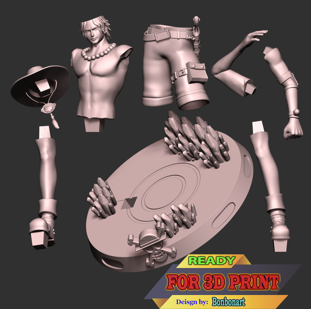 Ace - One Piece 3D print model_2
