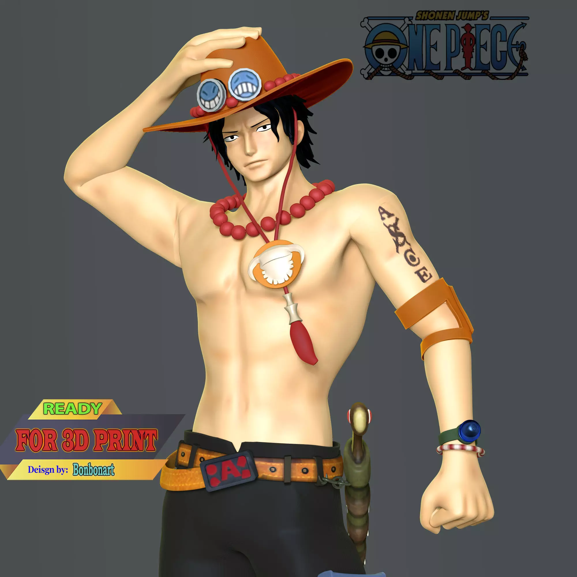 Ace - One Piece 3D print model_0