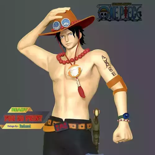 Ace - One Piece 3D print model