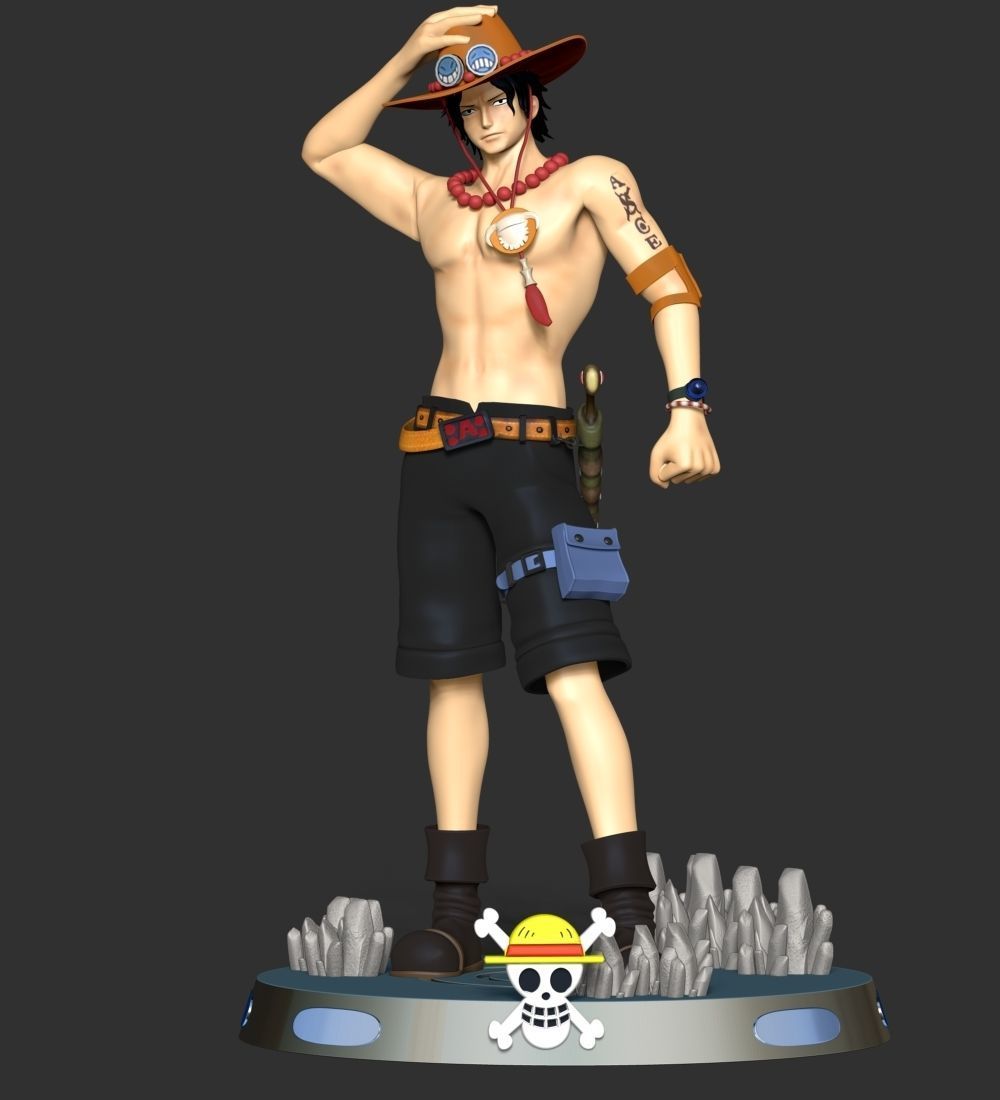 Ace - One Piece 3D print model_7