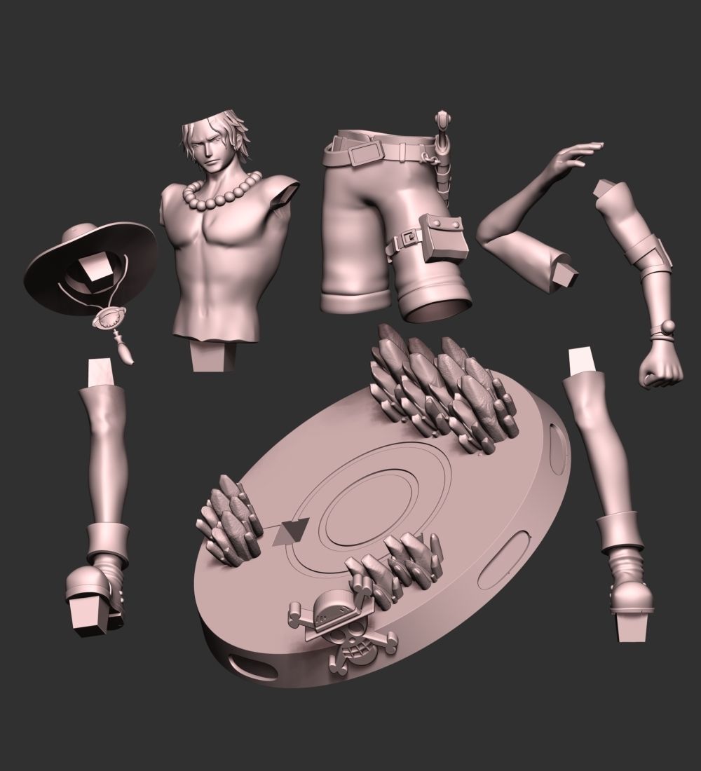 Ace - One Piece 3D print model_19