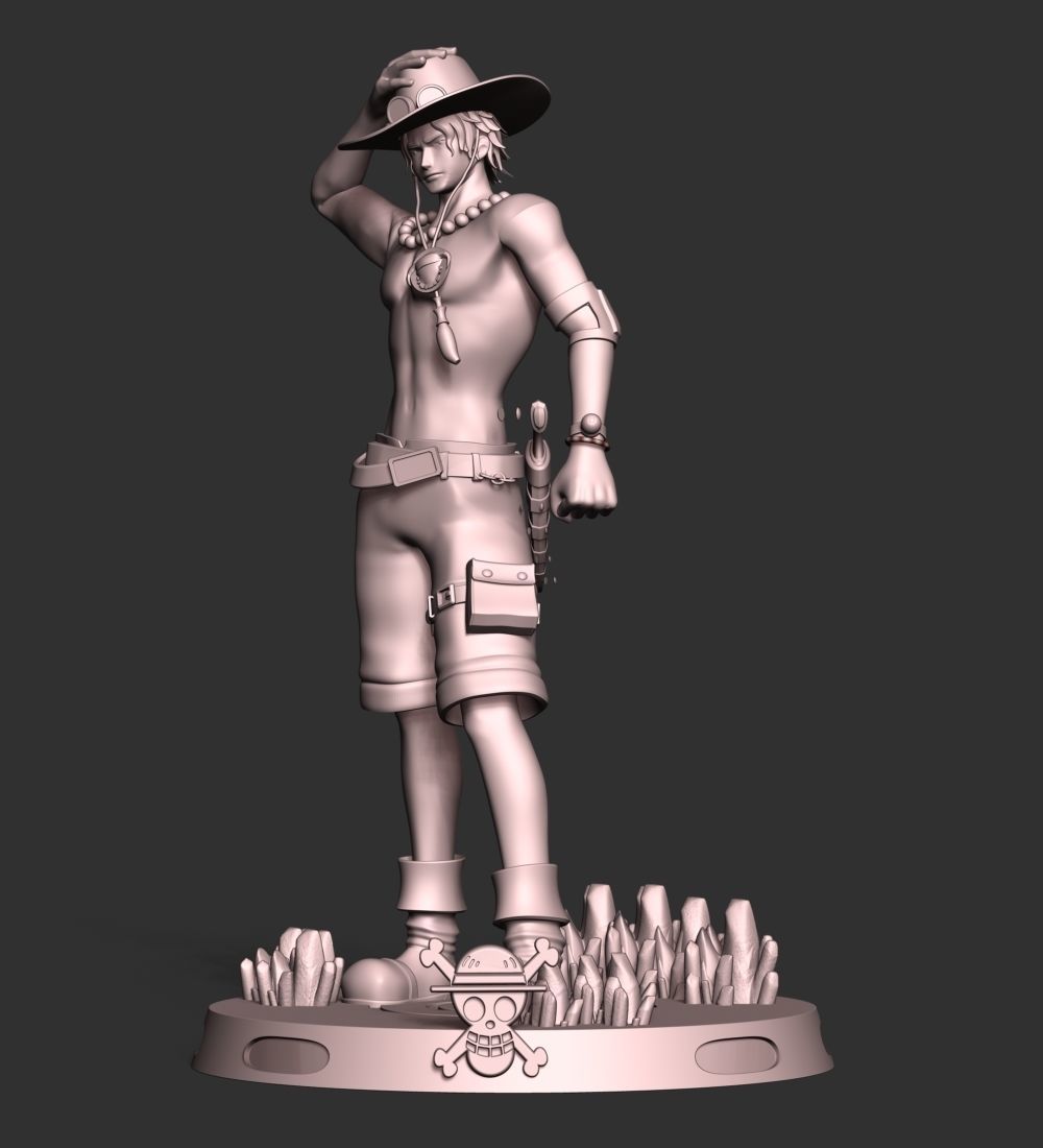 Ace - One Piece 3D print model_15