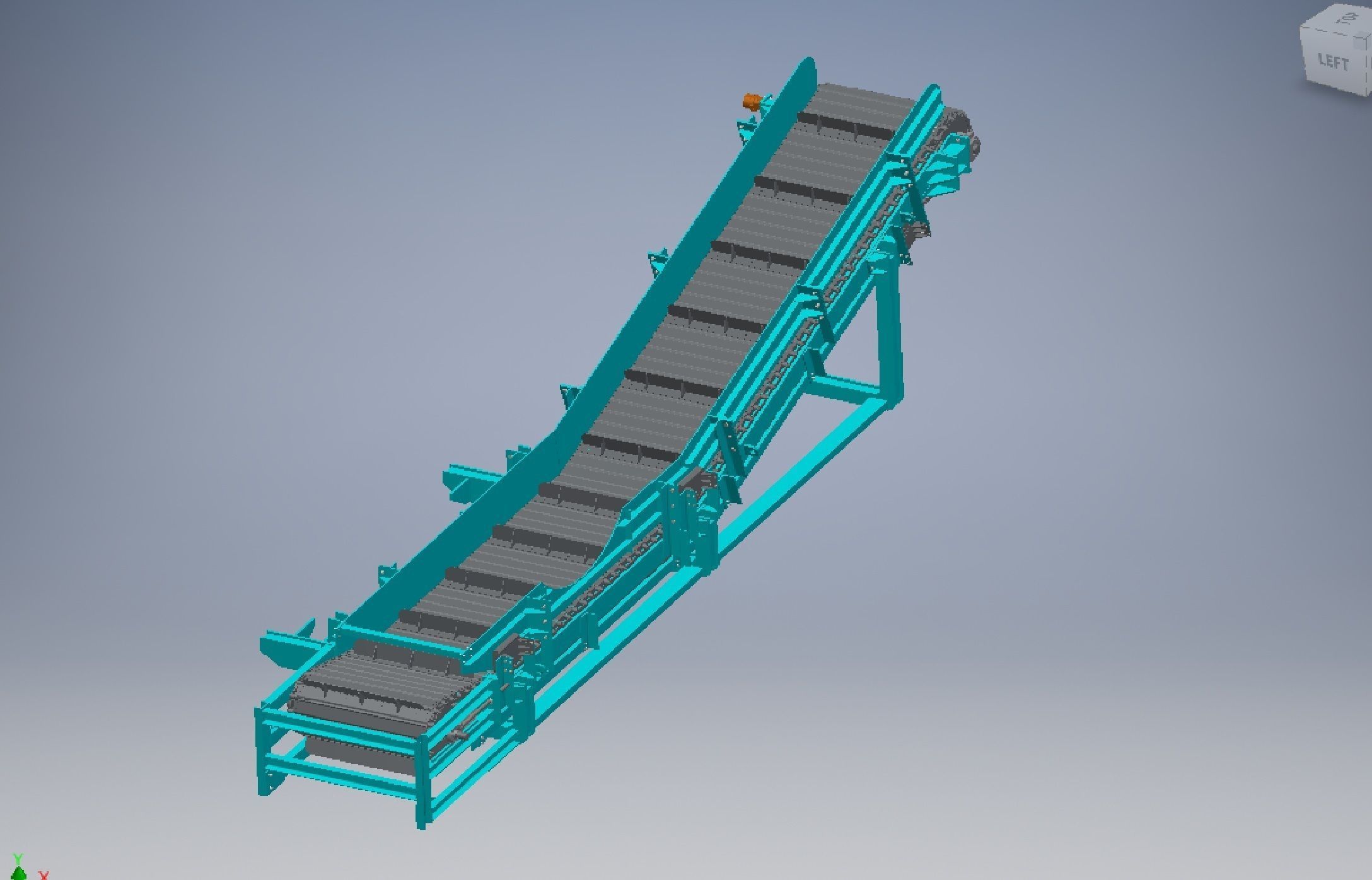 Chain conveyor 3d model 3D model_1