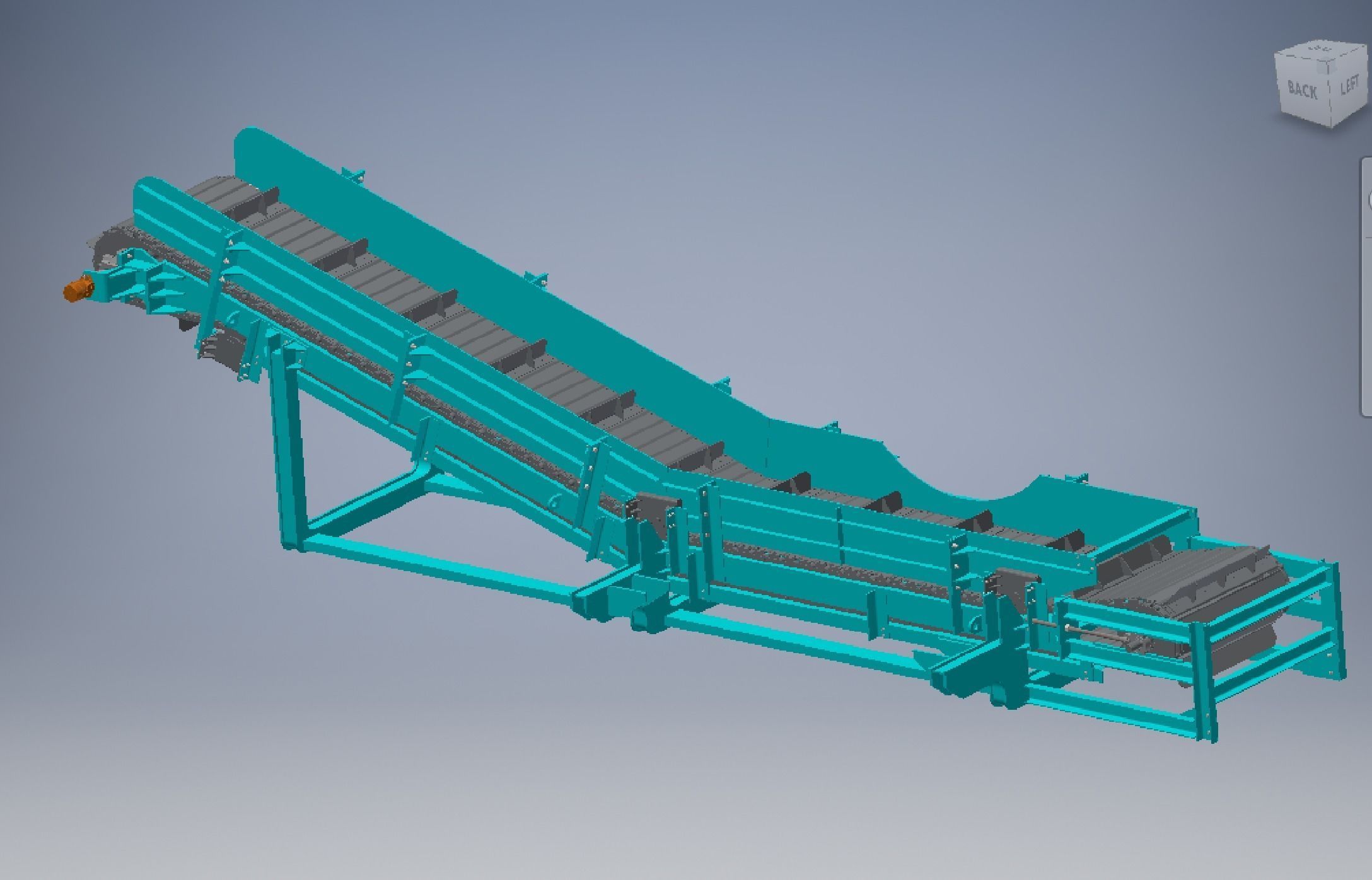 Chain conveyor 3d model 3D model_2