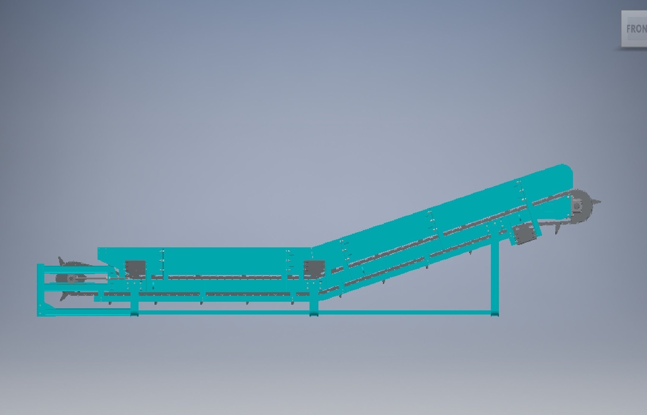 Chain conveyor 3d model 3D model_14