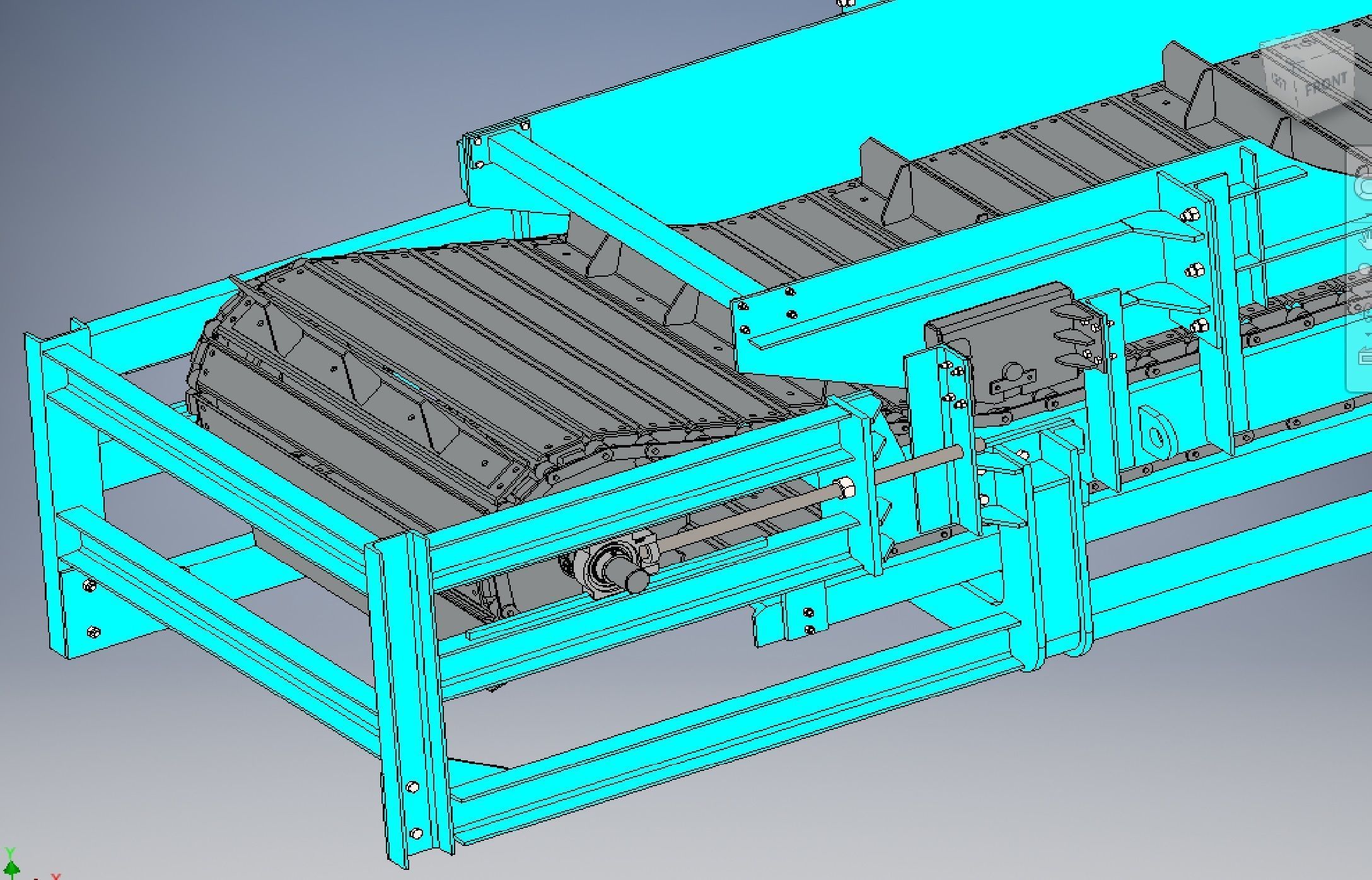 Chain conveyor 3d model 3D model_12