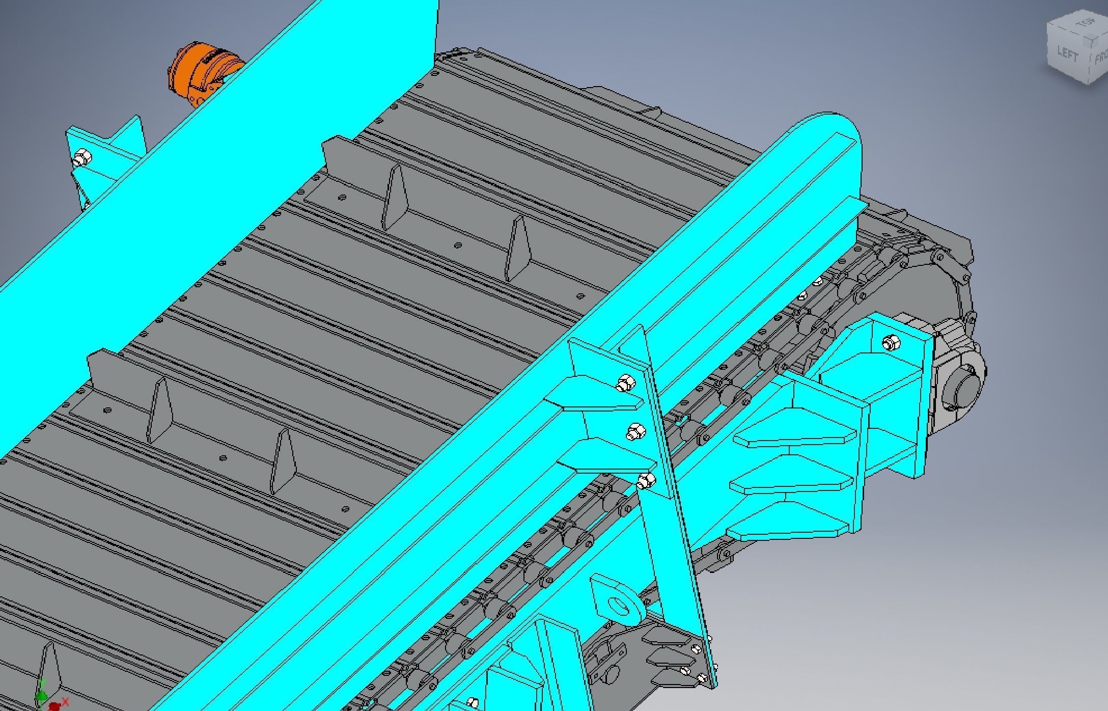 Chain conveyor 3d model 3D model_10