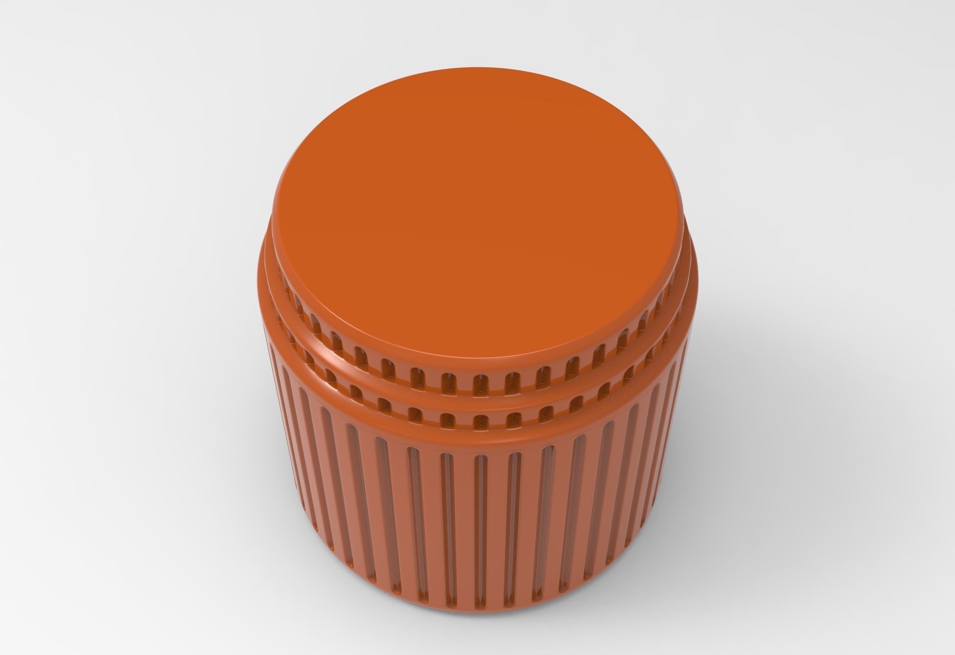Kolos Side Table Low-poly 3D model_1