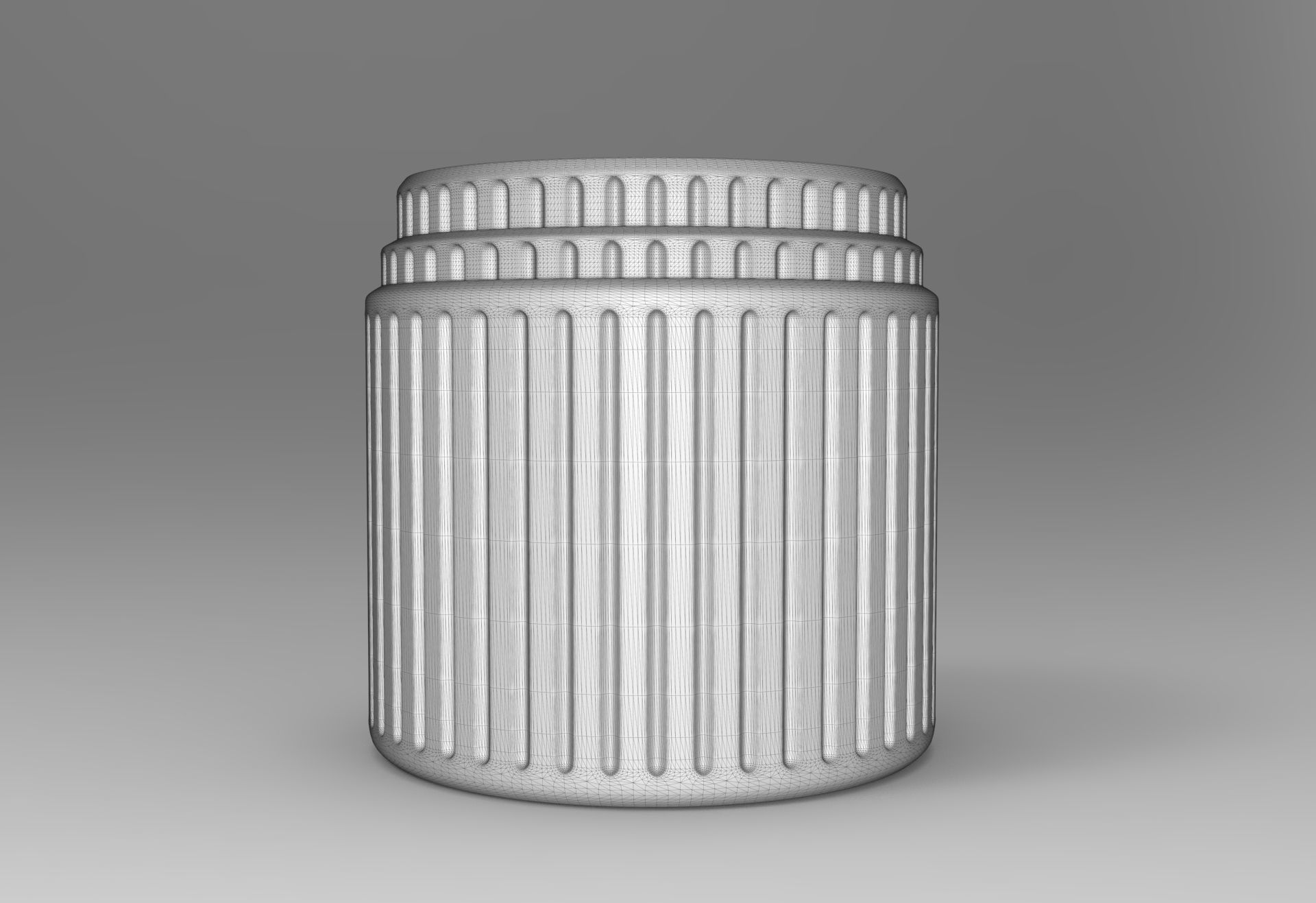 Kolos Side Table Low-poly 3D model_6