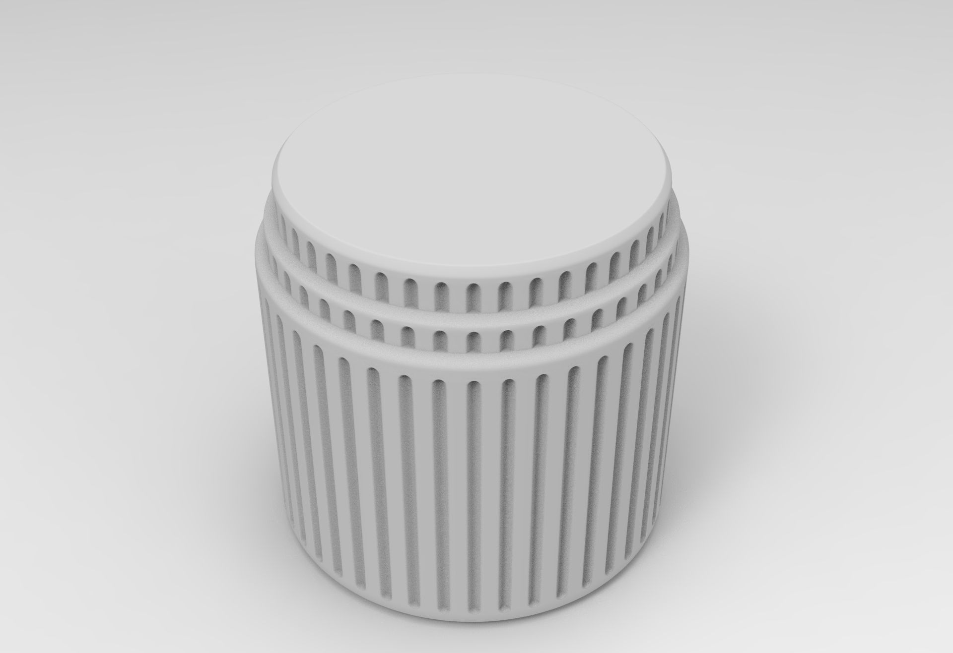 Kolos Side Table Low-poly 3D model_8