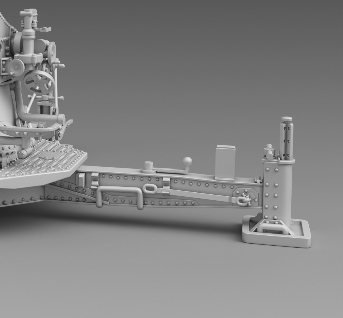 Antiaircraft 76mm 3D print model_7