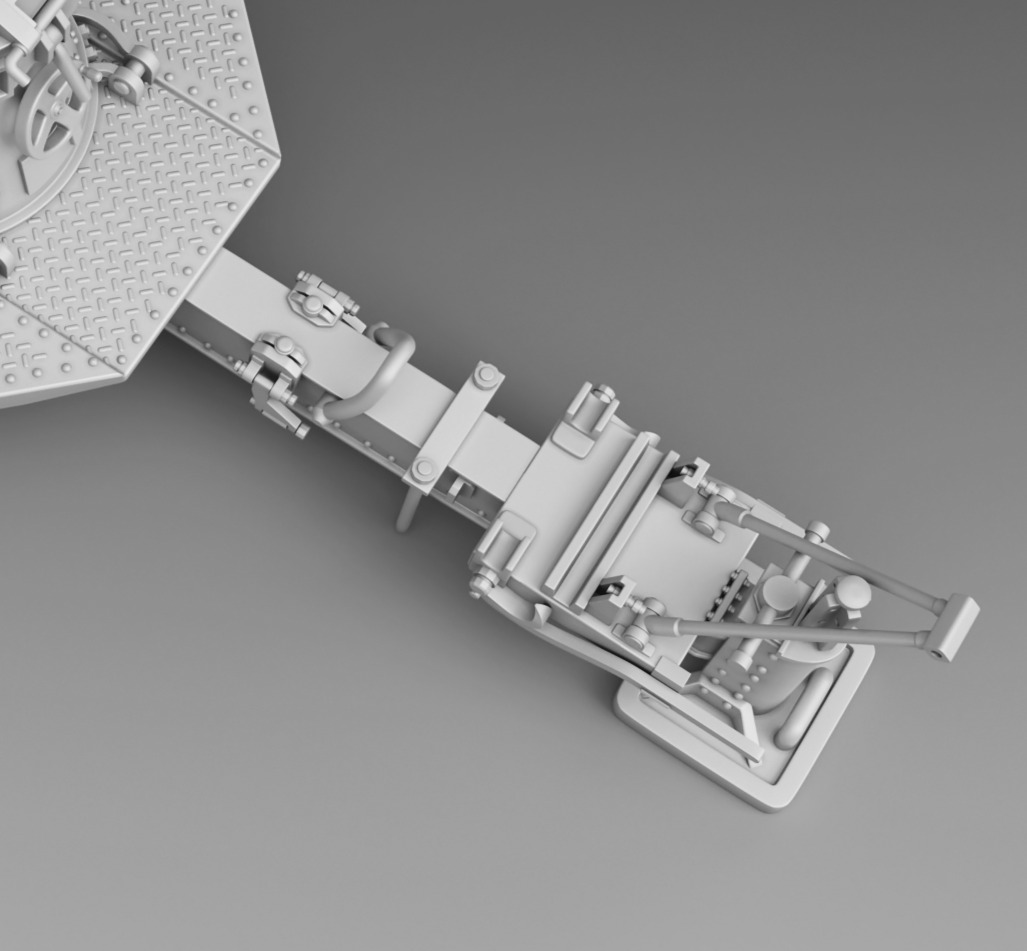 Antiaircraft 76mm 3D print model_10