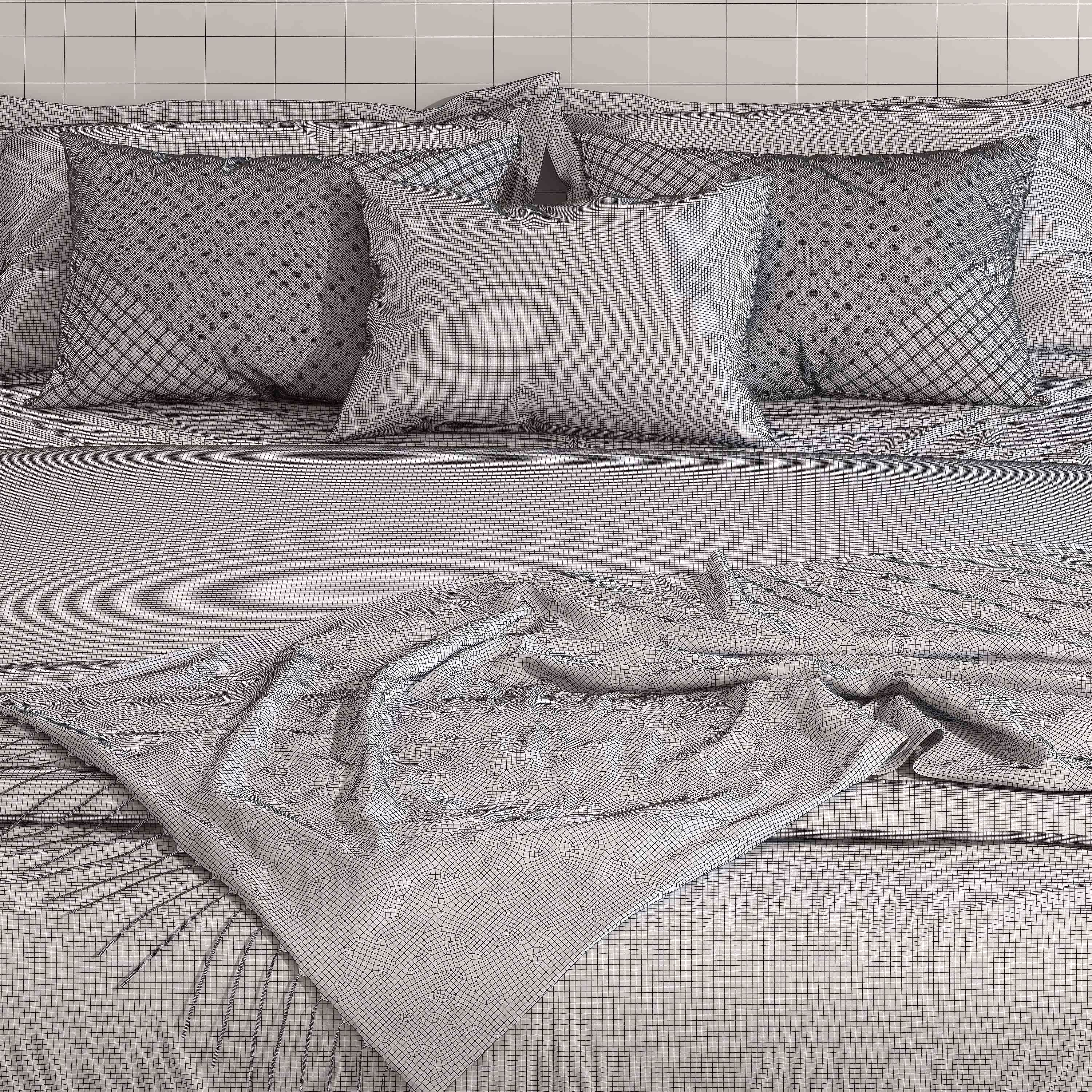 New Bed 3D model_4