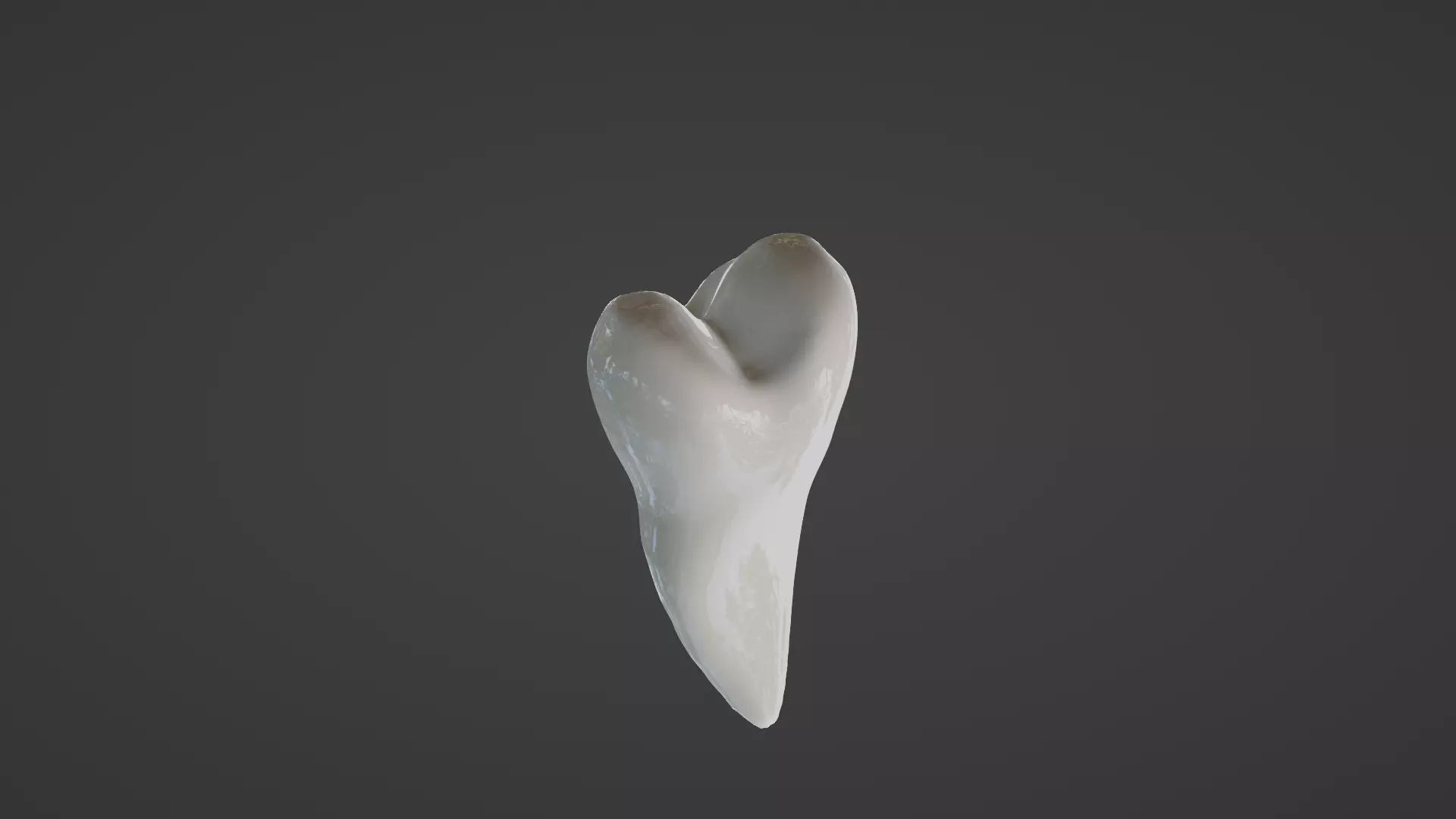 Maxillary Second Premolar Human Tooth 3D model_0