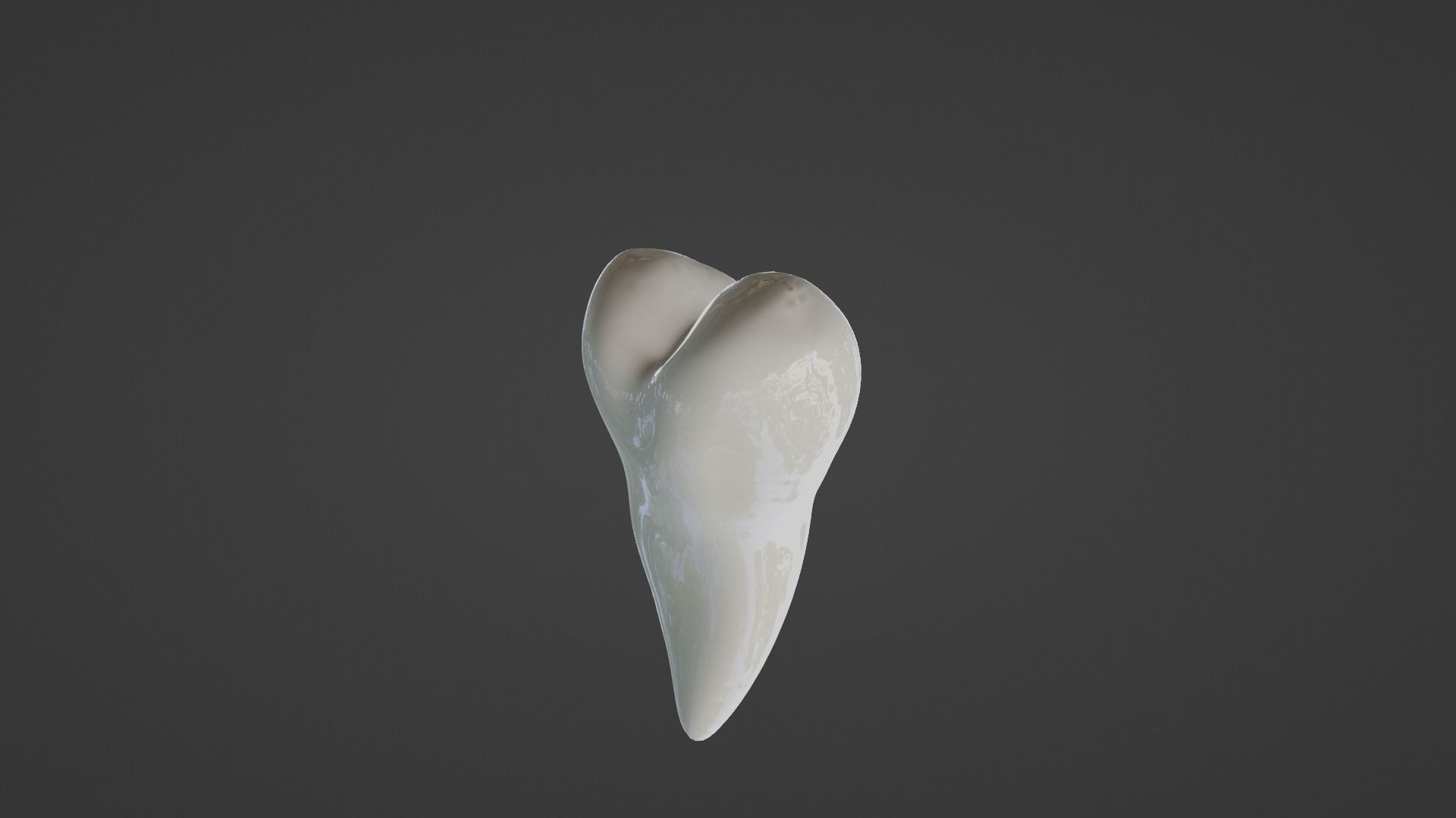 Maxillary Second Premolar Human Tooth 3D model_4