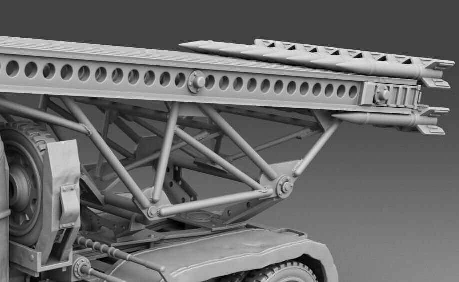 MLRS Katusha   3D print model_4