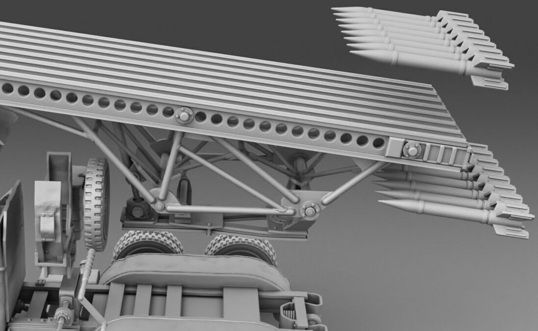 MLRS Katusha   3D print model_7