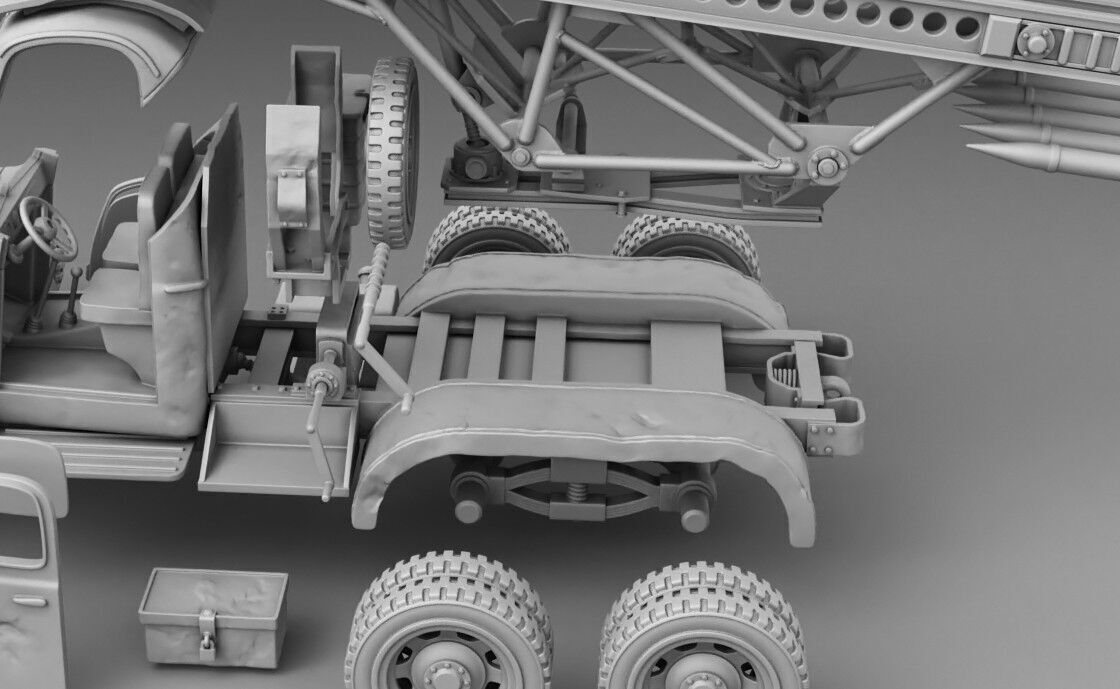 MLRS Katusha   3D print model_8