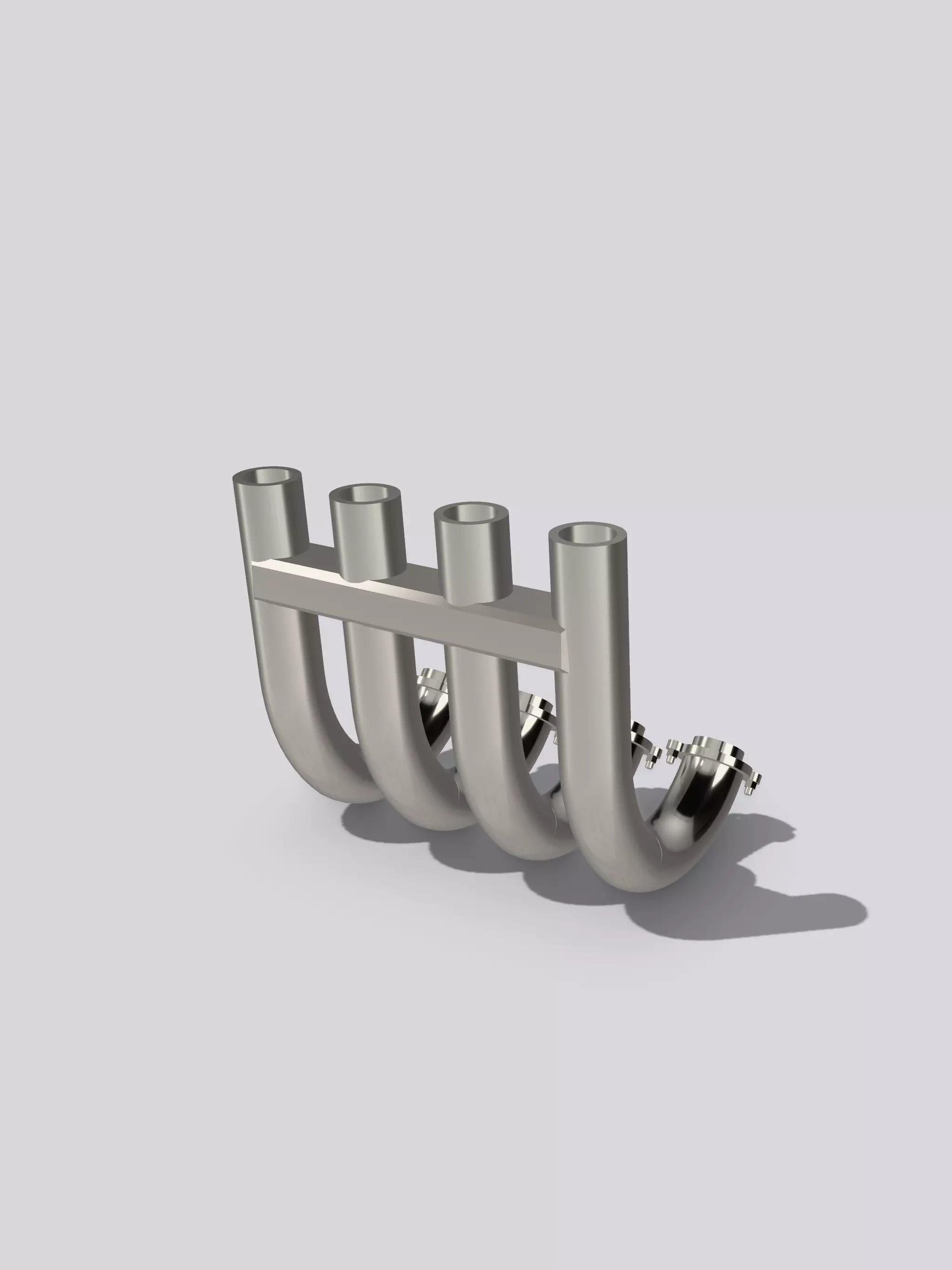 Hemi Retro Zoomies Headers upright sweep 3D print model