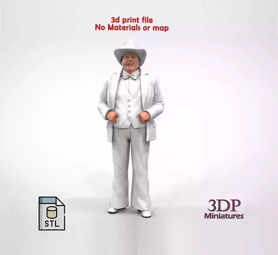 N5 Boss Hogg The Dukes of Hazzard 3D print model