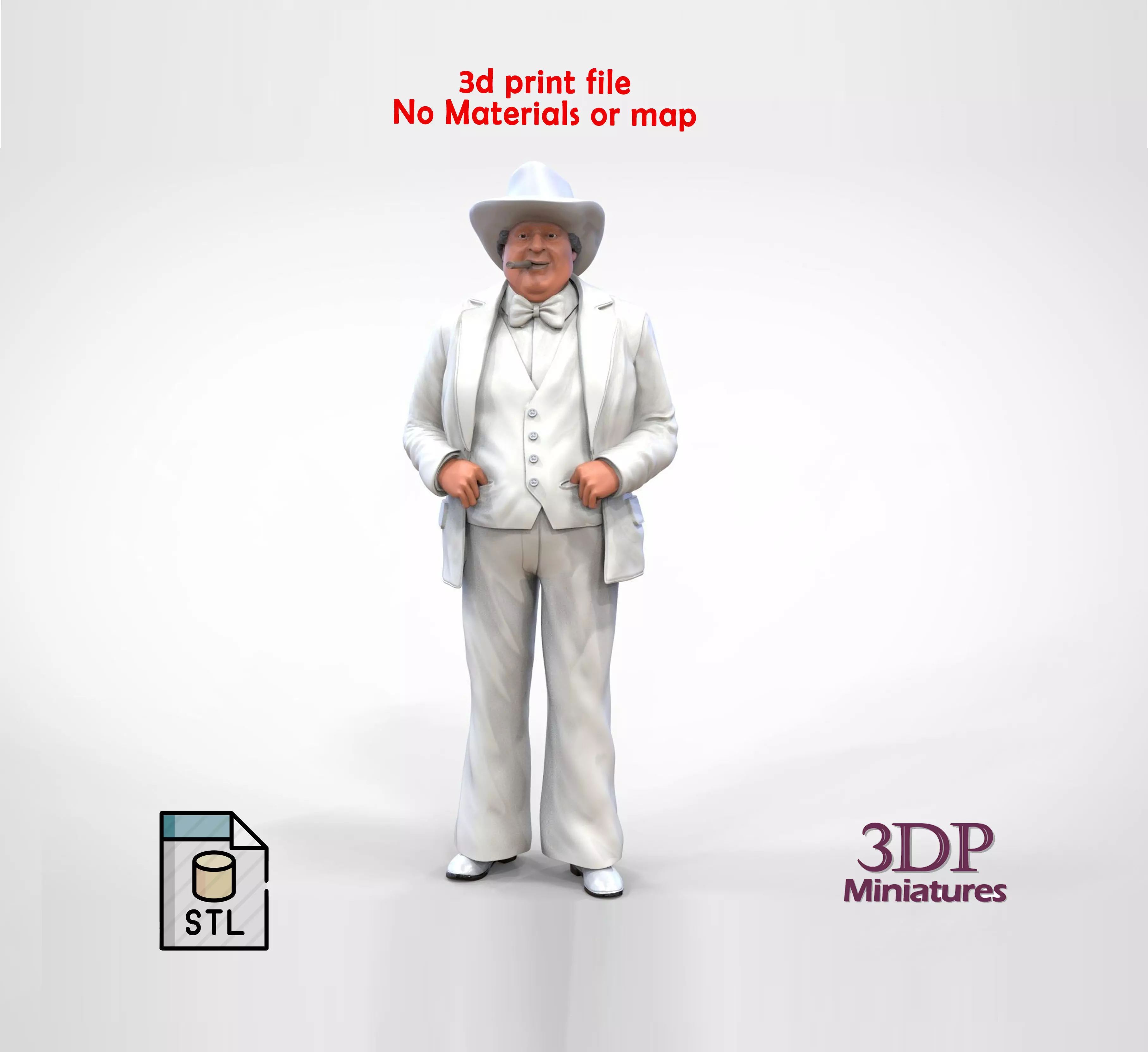 N5 Boss Hogg The Dukes of Hazzard 3D print model_0