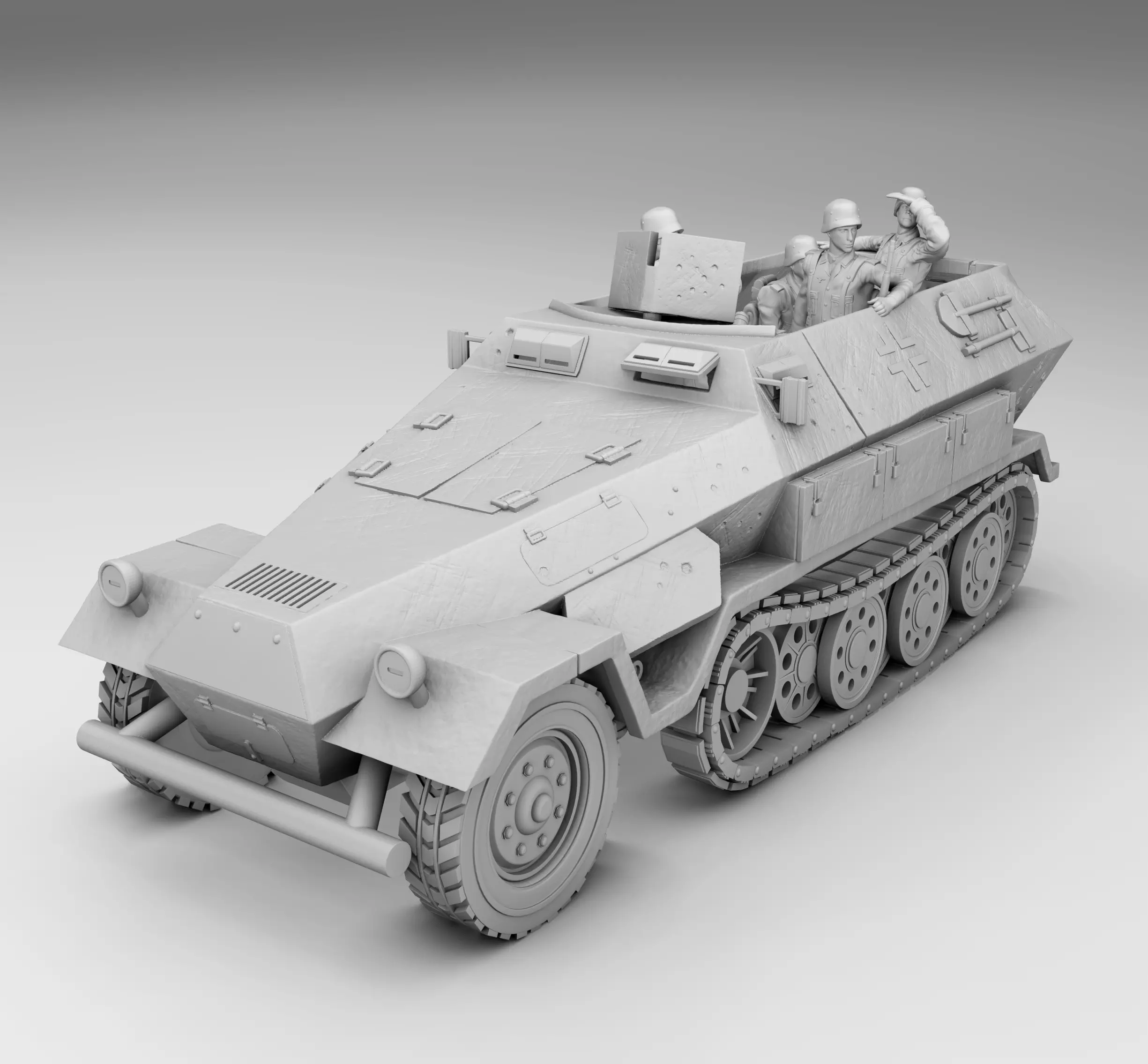 SD KFZ  251-1 AUSF D 3D print model_0