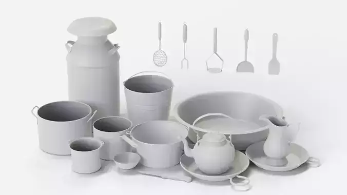 Old Kitchenware Pack